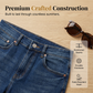 Hochtaillierte Slim-Fit Jeansshorts mit Rollsaum – modern und figurbetont