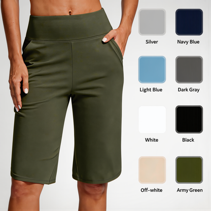 ⏰Letzter Tag des Schlussverkaufs – 49 % Rabatt🔥Yoga-Shorts für Damen mit hoher Taille und Taschen