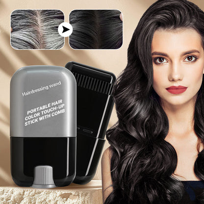 🔥Heißer Sale: 50 % Rabatt🔥✨ Tragbarer Haarfarben-Auffrischungsstift mit integriertem Kamm – schnelle und einfache Abdeckung!