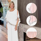 Elegantes 2-teiliges Set für Damen - Oberteil mit Pailletten und Hose mit weiten Beinen
