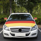 🏁🚗🇩🇪Patriotische Motorhaubenflaggenabdeckung -  Schnelle Befestigung ohne Werkzeug⚽🏆