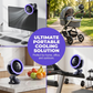 🌬️ USB-Wandventilator mit Digitalanzeige und starker Klemme 💤 Extrem leise Kühlung für die Nacht, omnidirektional schwenkbar. Heute 50 % reduziert!