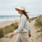 🧢 50% RABATT! ☀️ Damen-Sonnenhut mit Pferdeschwanzöffnung