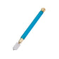 Professioneller Diamant-Glasschneider mit Griff aus Metalllegierung und Rollrad