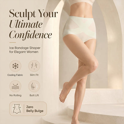 Nahtlose, figurformende Kühl-Slips für Damen