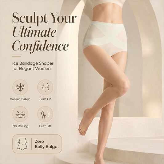 Nahtlose, figurformende Kühl-Slips für Damen