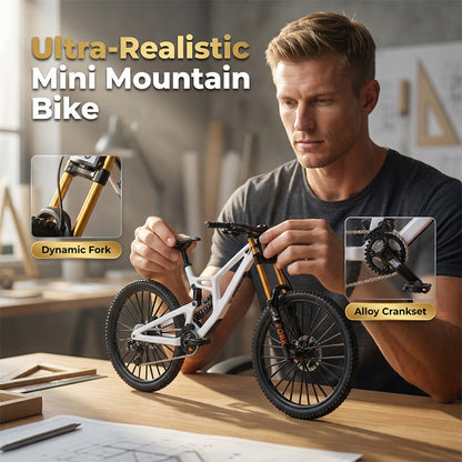 Mini-Mountainbike-Modell aus Leichtmetall als Spielzeug