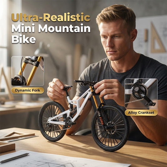 Mini-Mountainbike-Modell aus Leichtmetall als Spielzeug