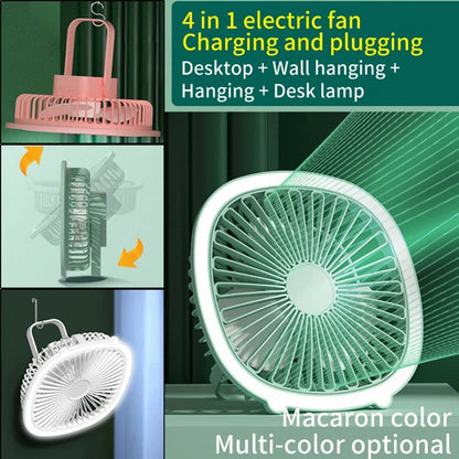 Ceiling fan table lamp fan summer multi-function new three-in-one wall-mounted electric fan USB desktop table fan