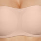Damen nahtloser trägerloser Bandeau-BH ohne Bügel