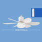2-in-1-LED-Deckenventilator mit Kühlfunktion