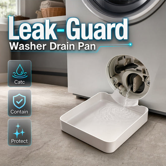 💧 -50% RABATT | ✨Universelle Auffangwanne für Frontlader-Waschmaschinen – Schützt Ihren Boden zuverlässig🏡