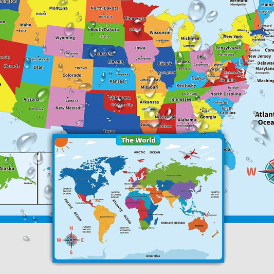 Dernier Jour ⏰🌍 Carte Murale d’Apprentissage