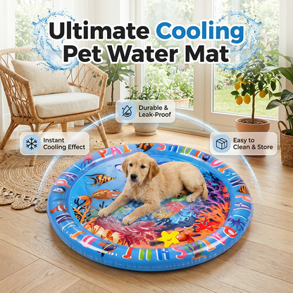 -50% Aujourd’hui 🐾❄️ Matelas d’Eau Rafraîchissant pour Animaux