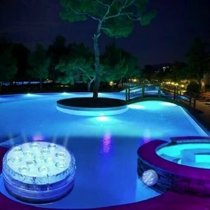 ⏰ Nur heute! 🏊‍♂️✨ LED-Poollicht mit Fernbedienung