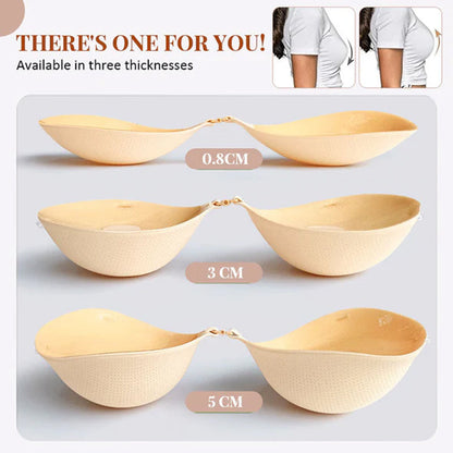🔥 -50% Heute 💖 Atmungsaktive Unsichtbare Push-Up Bra Pads