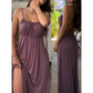 🔥 -50% Heute 👗 Damenkleid mit Spaghettiträgern & Kordelzug