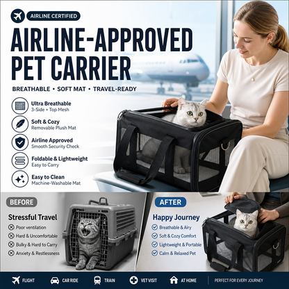 🐱💸50% RABATT | Transporttasche für Tiere mit herausnehmbarem Gurt