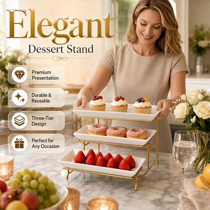 ✨ Desserts stilvoll präsentieren! 🍰 3-stöckige Etagere