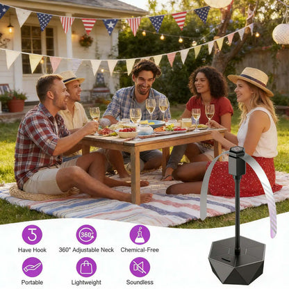 🔥 Heute -50 %! 🔋 Wiederaufladbarer Fliegenabwehr-Ventilator