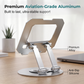 🔥 Heute -50 %! 📱 Verstellbarer Aluminium-Tablet-Ständer – drehbar, stabil & perfekt für Zuhause und Büro