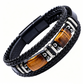 🔥 Heute -50 %! 🖤 Geflochtenes PU-Lederarmband