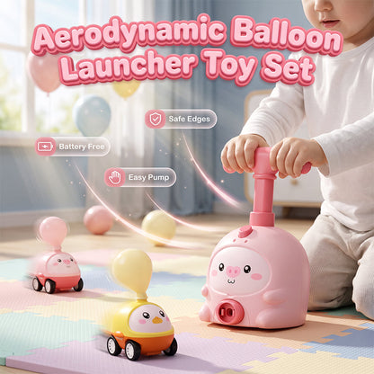 🔥 Heute -50 %! 🚗 Ballon-Antrieb Auto-Spielset für Kinder