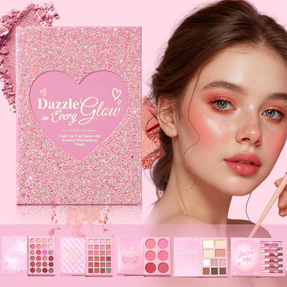 🔥 Heute -50 %! 💄 All-in-One Make-up-Paletten-Set im Buchdesign