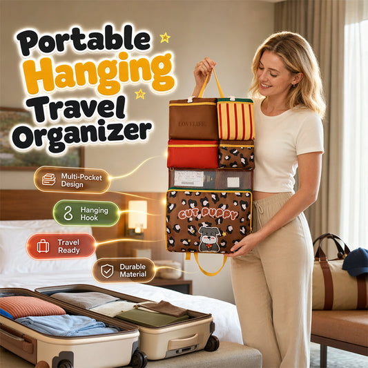 🔥 Heute -50 %! 🧳 Faltbarer hängender Reise-Organizer