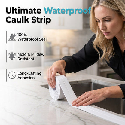 🚿 50% RABATT! Wasserdichtes Dichtungsband – Kein Silikon, keine Werkzeuge – einfach abziehen & aufkleben. Dichtet Spülen, Wannen & Arbeitsflächen sofort ab – spare teure Handwerkerkosten! 🏠✨