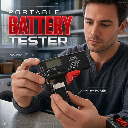 🔥 Heute -50 %! 🔋 Digitaler Batterietester für alle gängigen Batterien