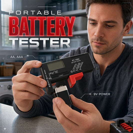 🔥 Heute -50 %! 🔋 Digitaler Batterietester für alle gängigen Batterien