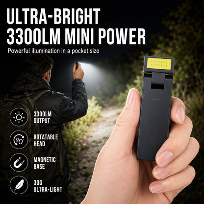🔥 Heute -50 %! 🔦 Wiederaufladbare COB-Arbeitsleuchte mit Magnet