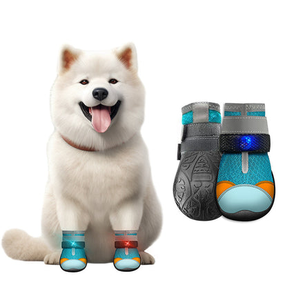 🔥 Heute -50 %! 🐶 Leuchtende Hundeschuhe mit Mesh-Gewebe