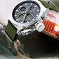 Vintage-Wasserdichte Mechanische Uhr mit Doppelanzeige