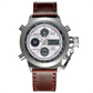 Vintage-Wasserdichte Mechanische Uhr mit Doppelanzeige