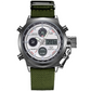 Vintage-Wasserdichte Mechanische Uhr mit Doppelanzeige