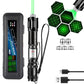 Tragbare, wiederaufladbare Laser-Taschenlampe mit rotem und grünem Licht