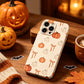 Niedliche Handyhülle mit Halloween-Geisterkürbis-Motiv