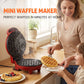 Mini-Elektro-Waffeleisen für ein einfaches Frühstück