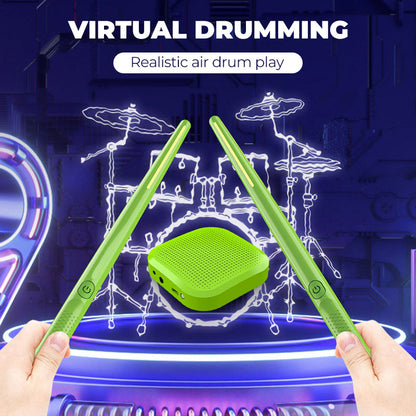 AR-Set mit virtuellen Trommelstöcken