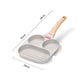 Antihaft-Frühstückspfanne – 3-in-1-Design, Titanbeschichtung und für alle Herdarten geeignet – Eier, Fleisch und Pfannkuchen ganz einfach zubereiten 🧈