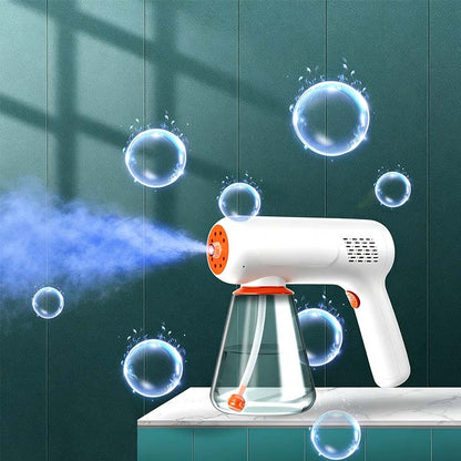 Handgeführter Desinfektionsnebelgenerator mit blauem Licht