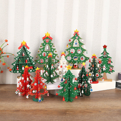 Holz-Weihnachtsbaum zum Schmücken