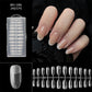Lange, nahtlose Mandel-Nagelverlängerungen