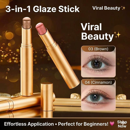 🏆Flash-Sale⚡ Über 50.000 verkauft! Fast ausverkauft – 💥 3-Farben-Lidschattenstift