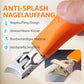 50 % RABATT🎁🎁Schräger Nagelknipser mit breiter Öffnung und Spritzschutz