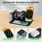 Kabellose Ladestation mit Digitaluhr