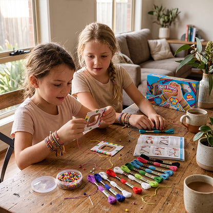 Bastelset für Kinder zum Herstellen von Armbändern