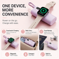 5000-mAh-Mini-Powerbank mit kabelloser Magnetladung